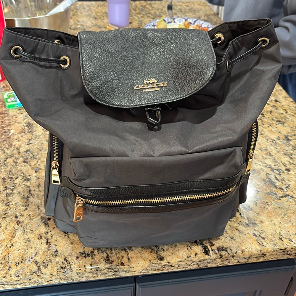 Coach diaper bag.